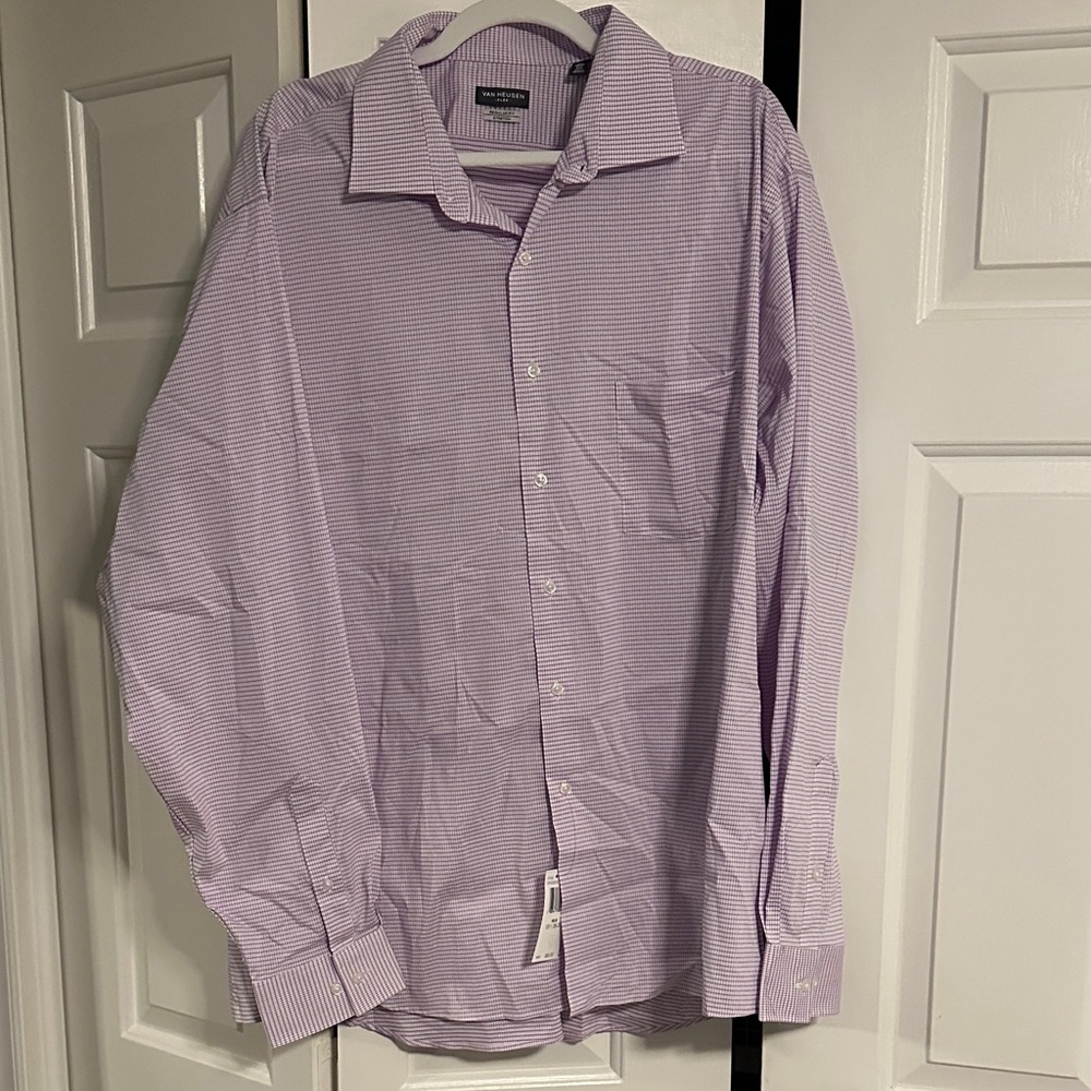 Van Heusen Lavender Dress Shirt